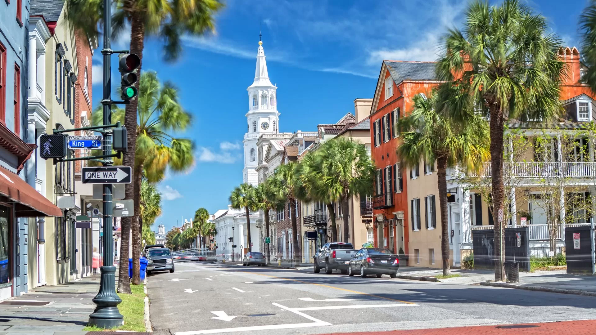 Downtown Charleston, SC, USA Street