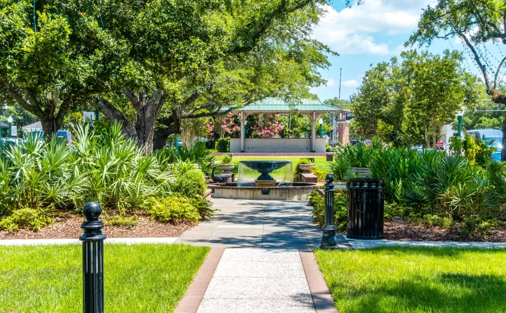 A city park in Summerville, South Carolina.